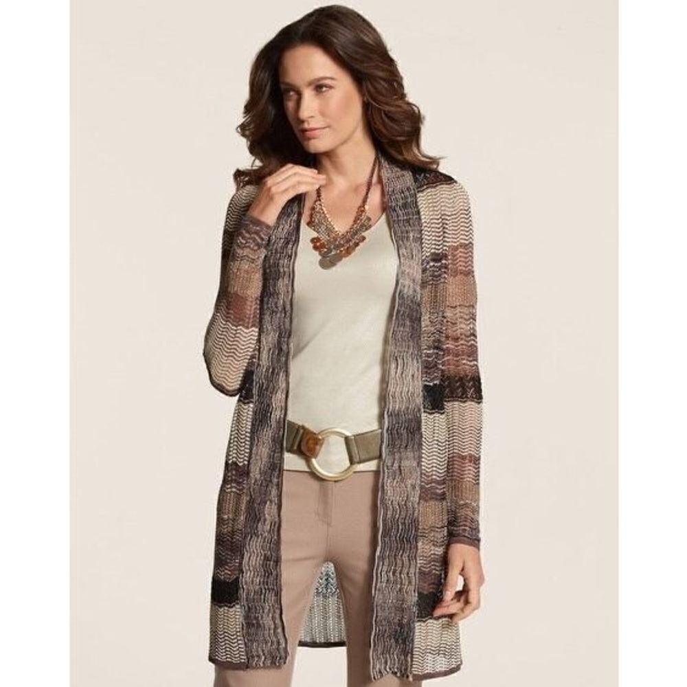 Chico’s Space Dye Danika Cardigan